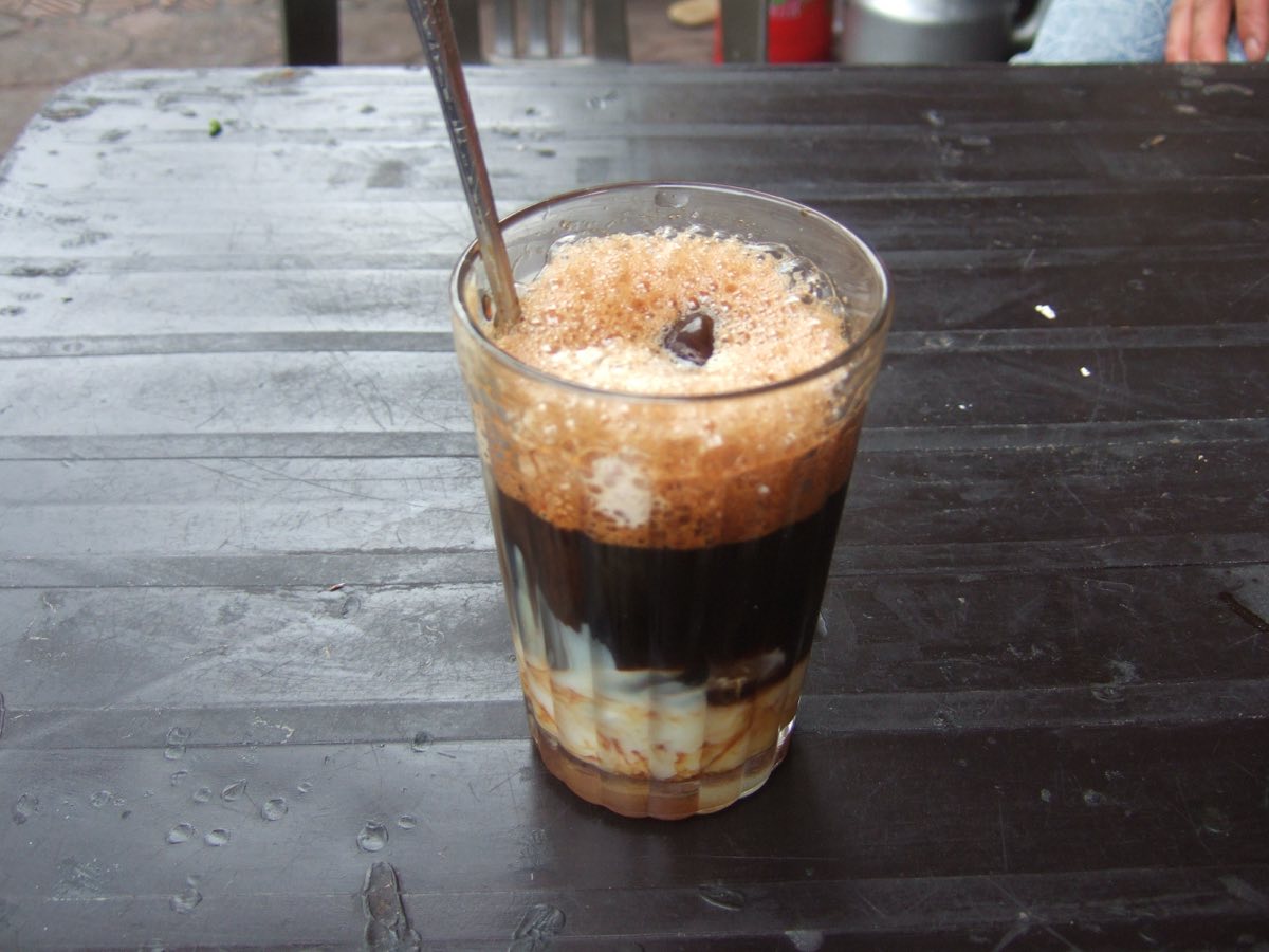 Ca phe sua da — Vietnamese iced coffee — representative of the cuisine, not a photo of any restaurant on this list