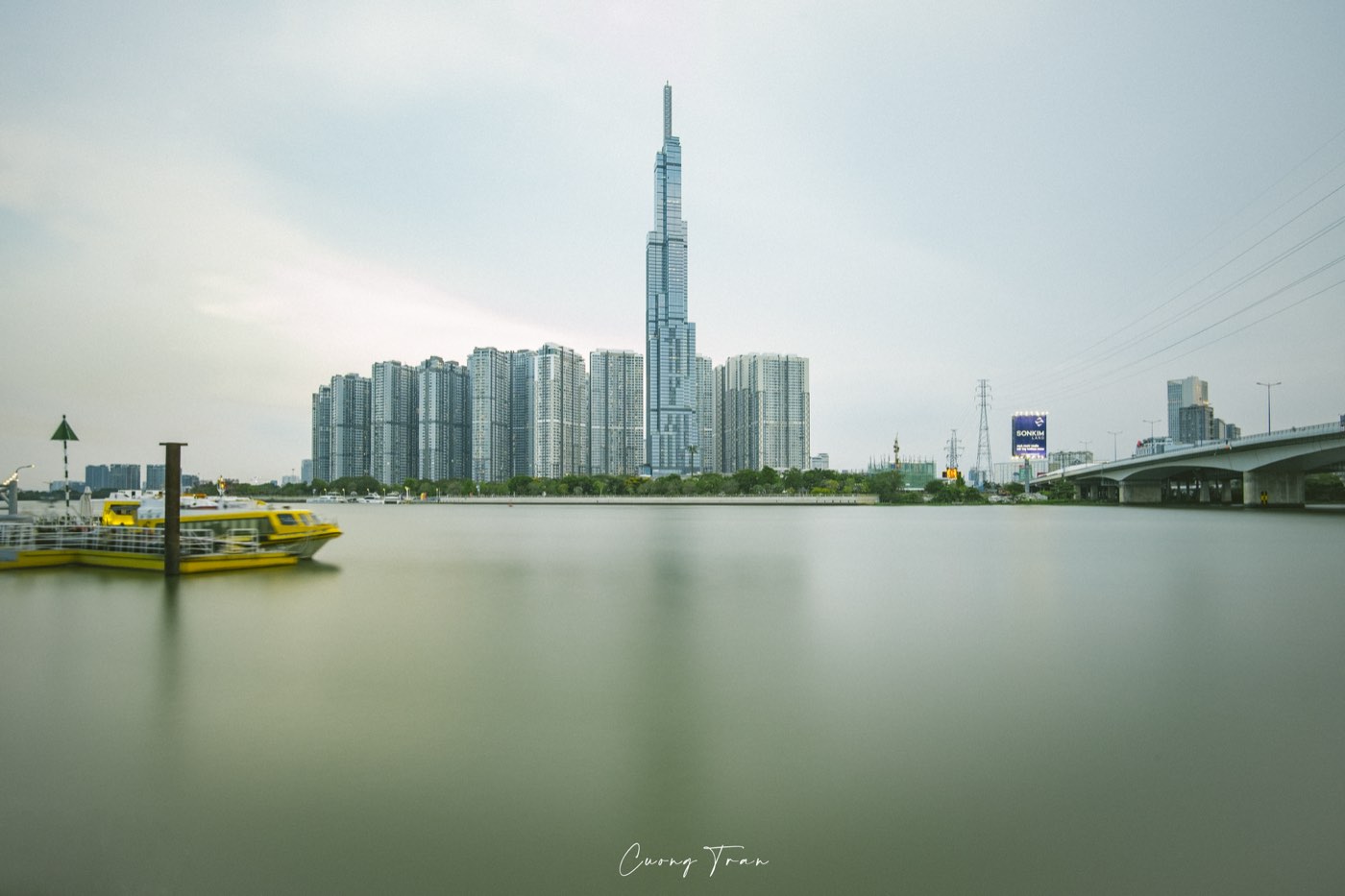 Landmark 81 and the Saigon Waterbus, Binh Thanh