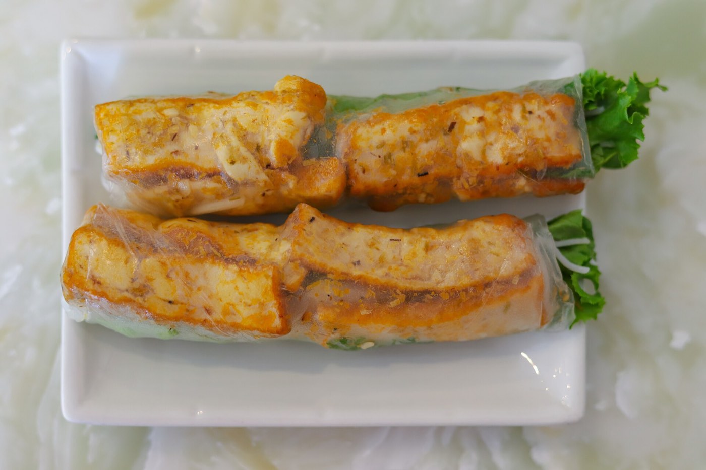 Goi cuon chay — Vietnamese vegetarian rolls — representative of the cuisine, not a photo of any restaurant on this list